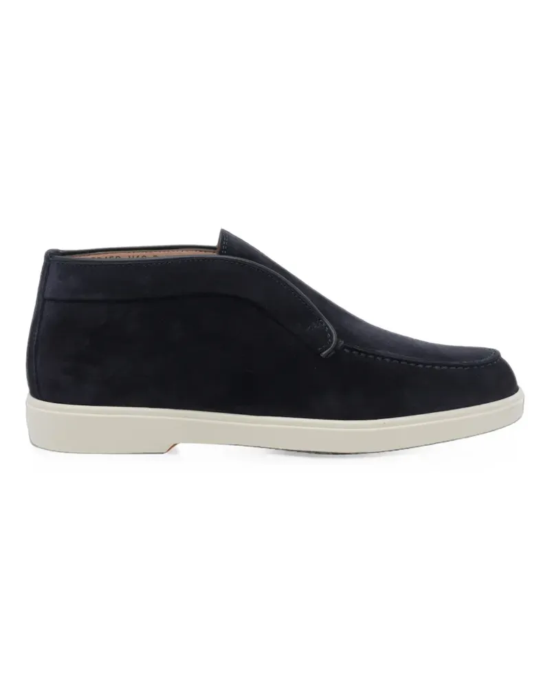 Santoni suede loafers - Blau Blau