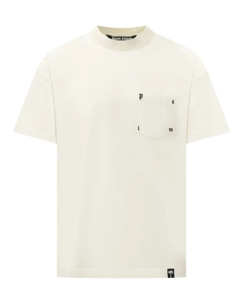 Palm Angels palm rib regular T-shirt - Nude Nude