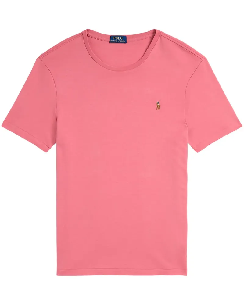 Ralph Lauren T-Shirt mit Polo Pony Rot