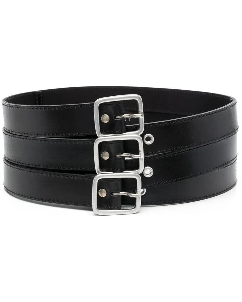 Philosophy Di Lorenzo Serafini Gürtel im Layering-Look - Schwarz Schwarz