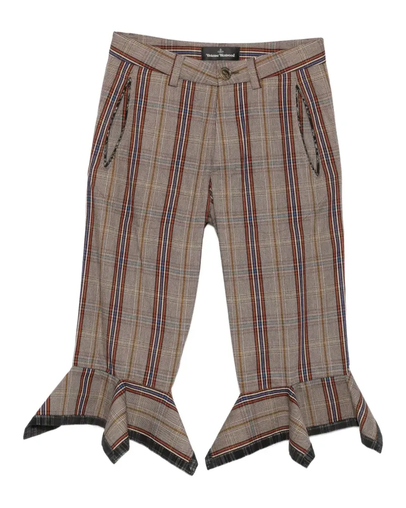 Vivienne Westwood Karierte Cropped-Hose - Nude Nude