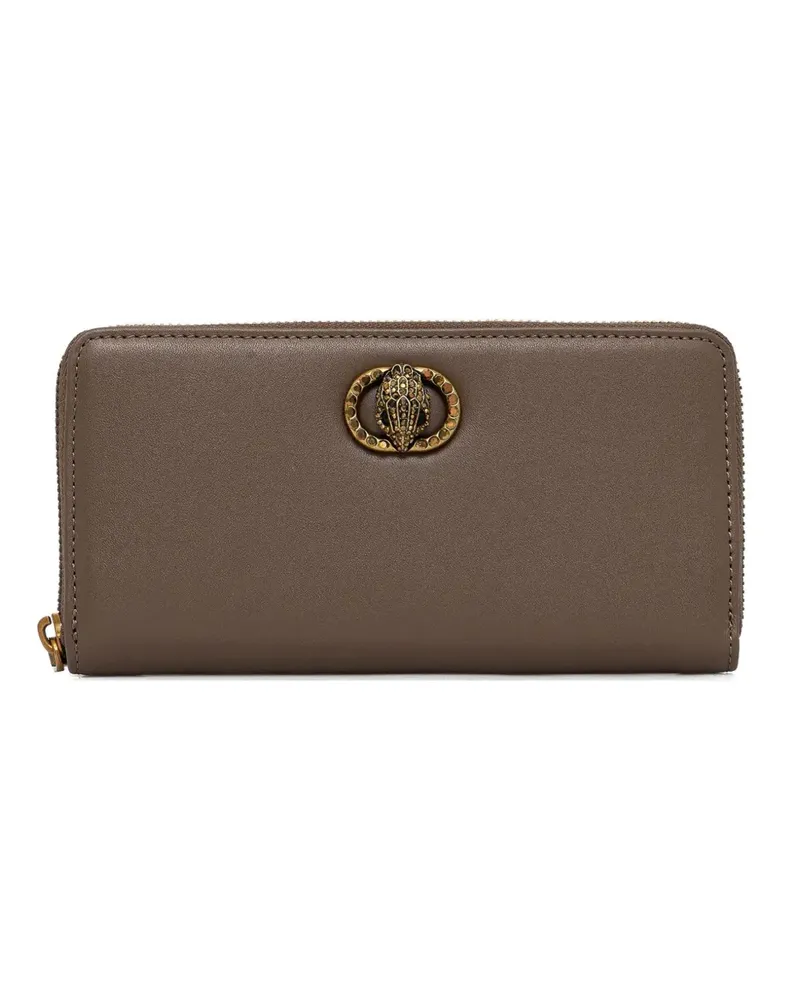 Kurt Geiger Kensington eagle-charm wallet - Braun Braun