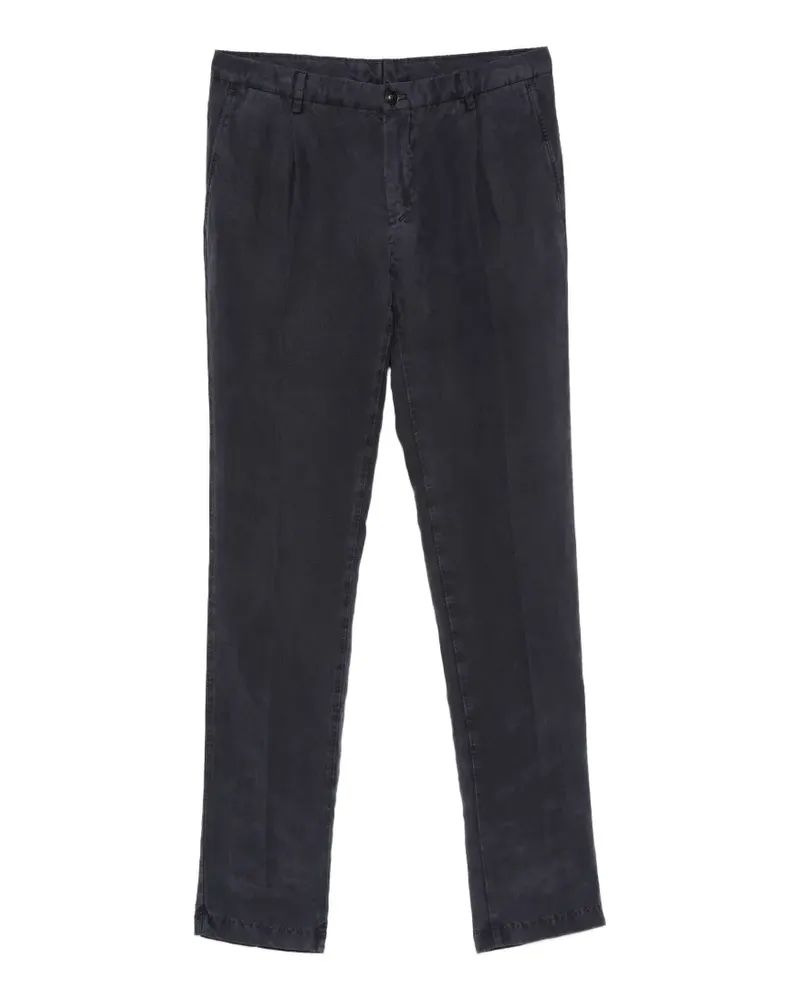 Pal Zileri Straight-Leg-Hose mit Falten - Blau Blau