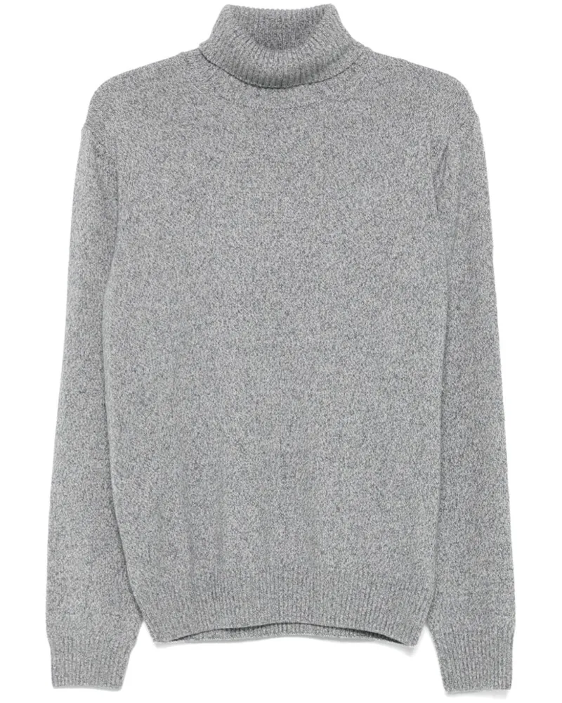 BARBA Dolcevita Pullover - Grau Grau