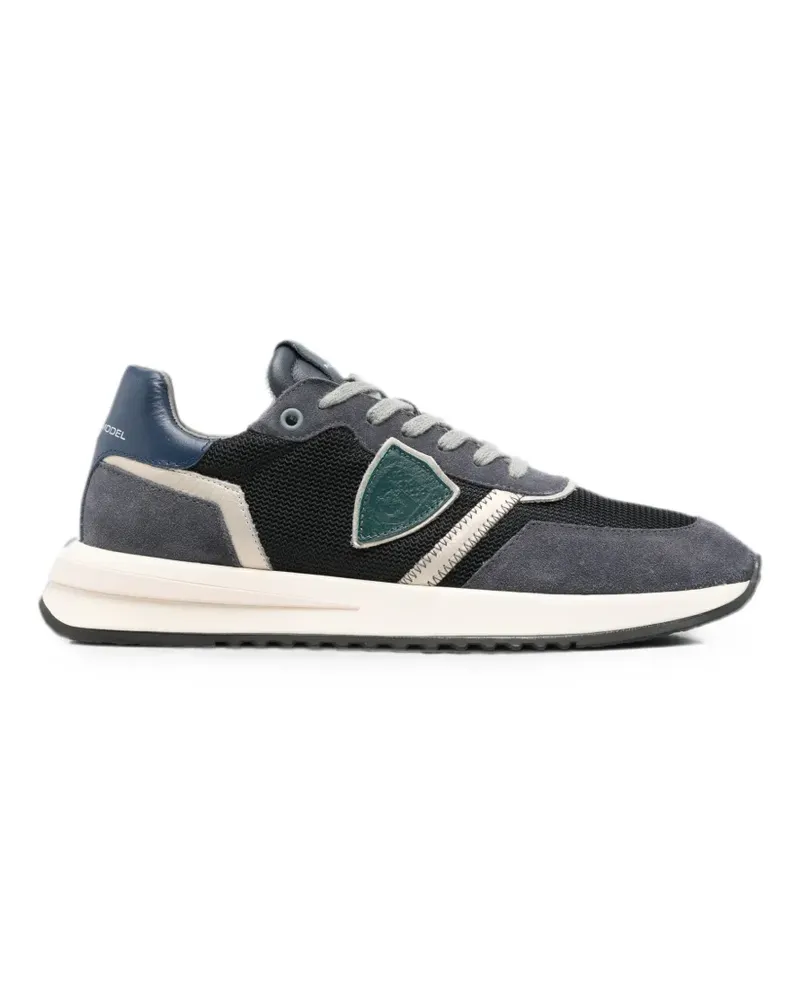 Philippe Model Sneakers mit Kontrasteinsätzen - Blau Blau