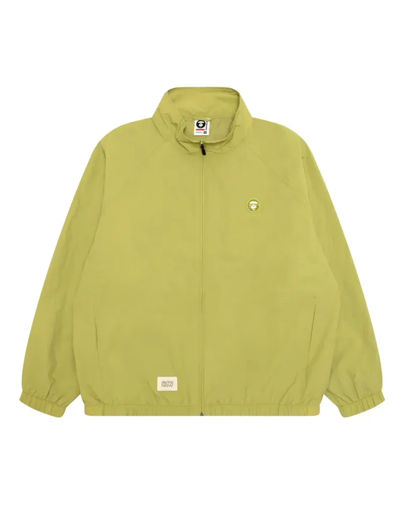 BAPE Jacke mit Logo-Stickerei - Gelb Gelb