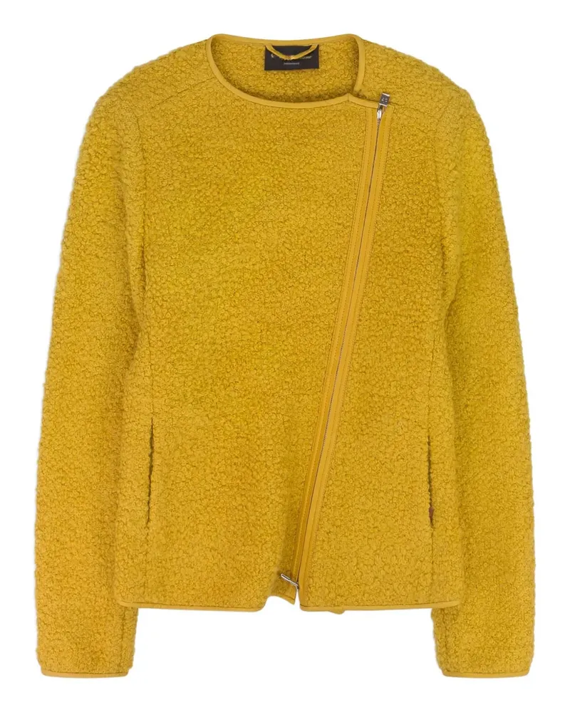 Loro Piana Asymmetrische Evening Jacke mit Reißverschluss - Gelb Gelb