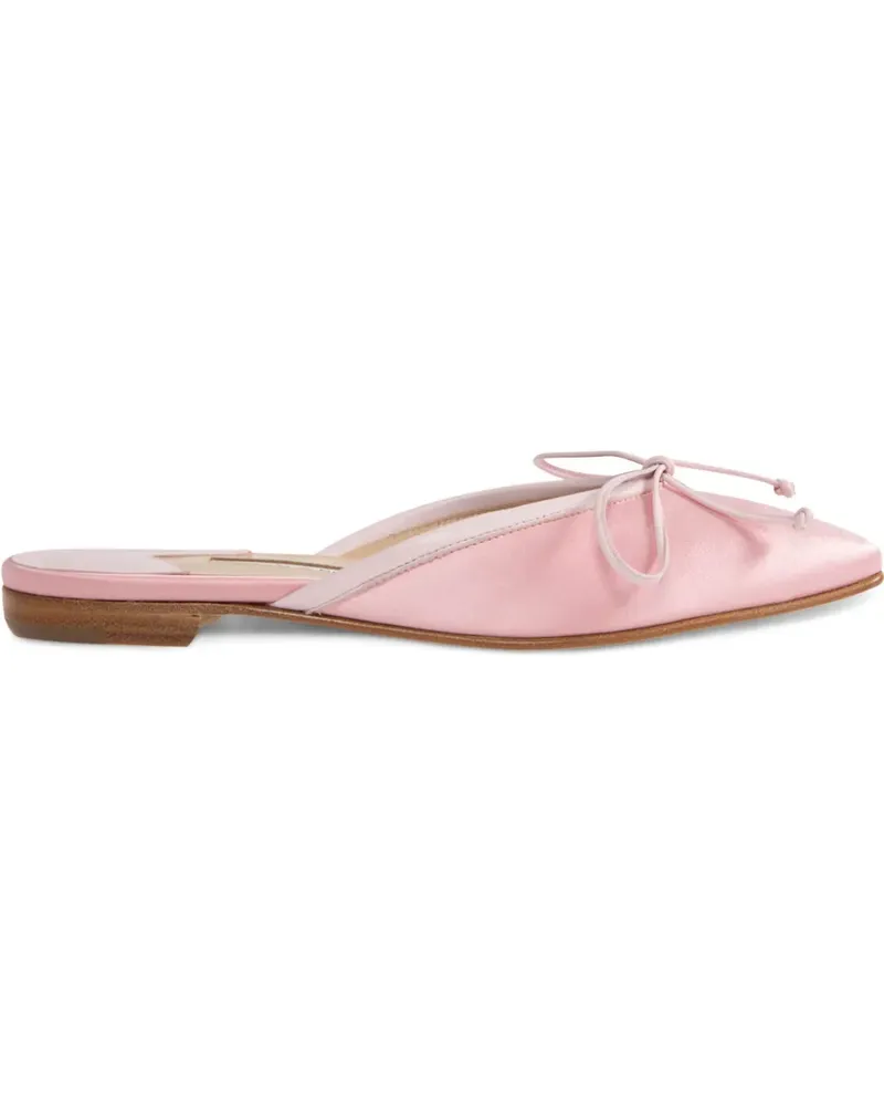 Manolo Blahnik Ballerina Mules - Rosa Rosa