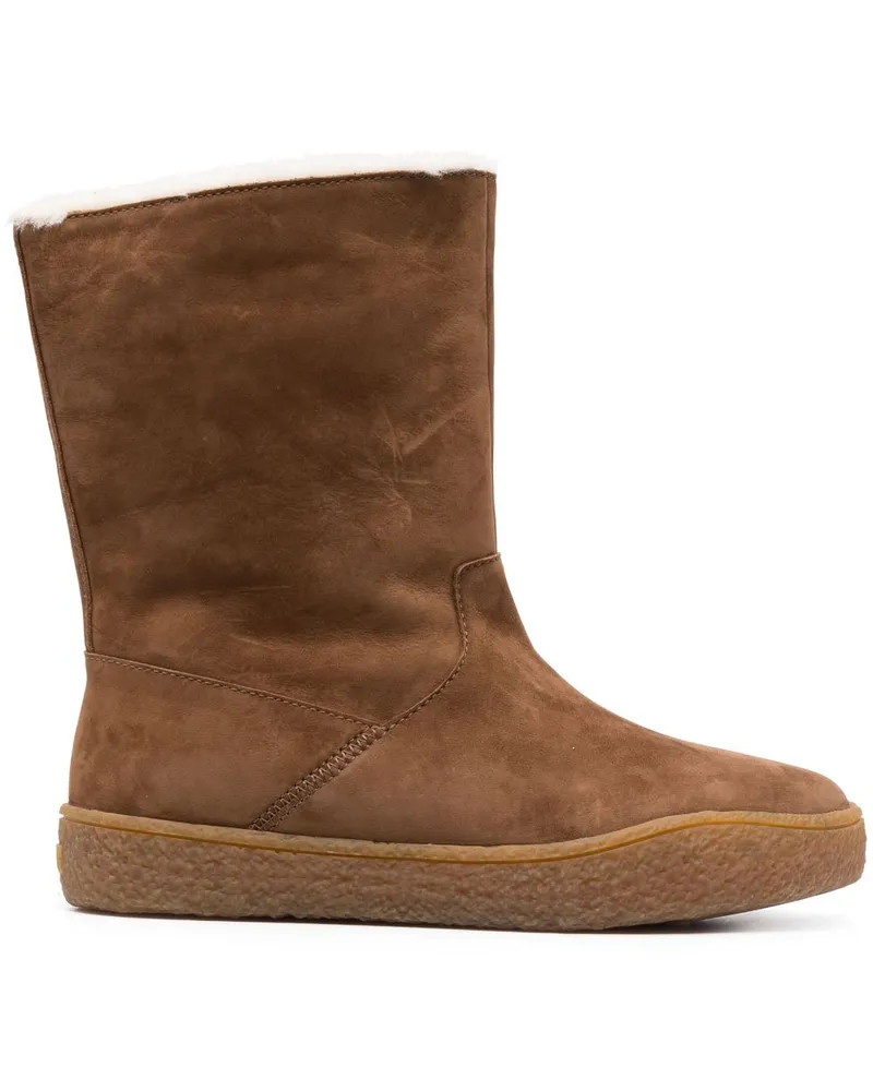 Camper Stiefel aus Wildleder - Braun Braun
