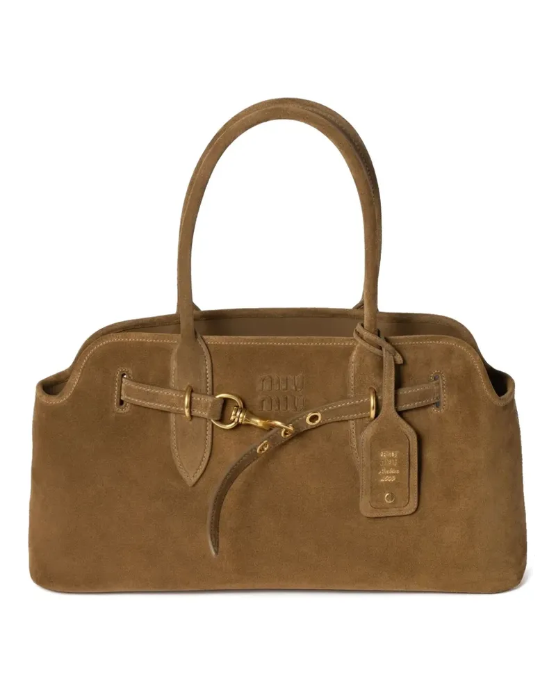 Miu Miu Aventure Schultertasche - Grün Grün