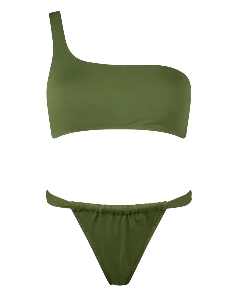 MC2 Saint Barth Celestine Noelle One-Shoulder-Bikinioberteil - Grün Grün