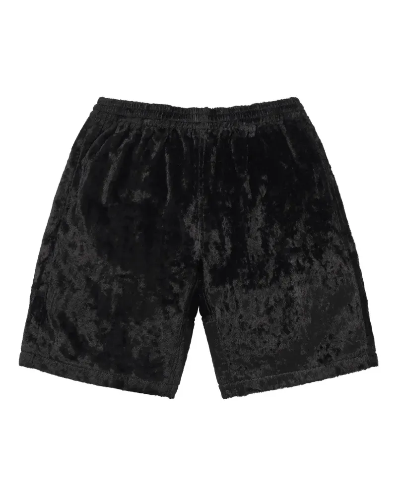 Supreme Being Shorts aus Faux Fur - Schwarz Schwarz