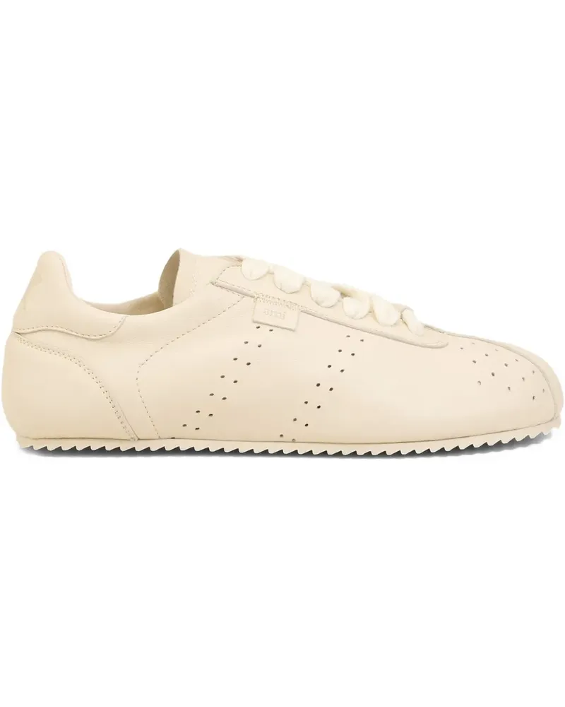 AMI Paris Perforierte Sneakers - 185 IVORY 185