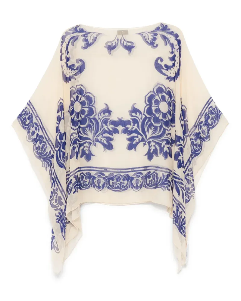 Etro Bluse mit Print - Nude Nude
