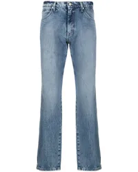 Bally Straight-Leg-Jeans mit Logo-Patch Blau