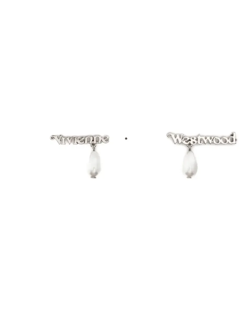 Vivienne Westwood Ohrringe mit Perlenverzierung - Silber Silber