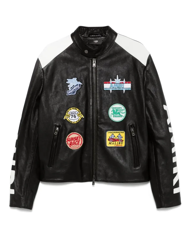 Amiri Jacke mit Patch-Detail - Schwarz Schwarz