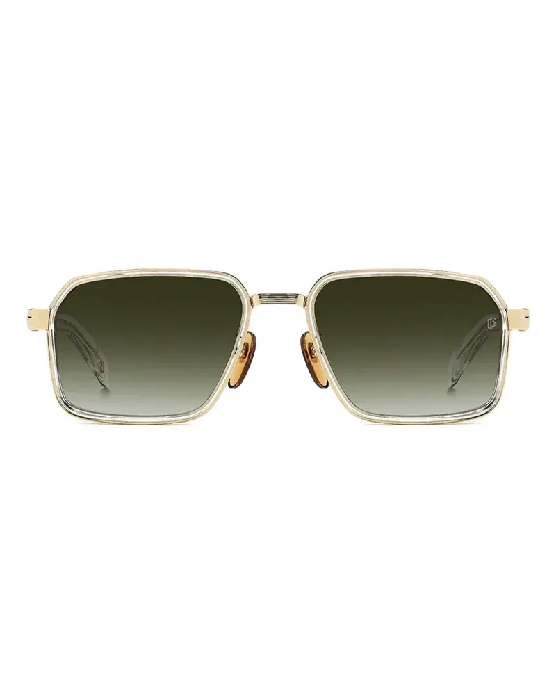 EYEWEAR by DAVID BECKHAM geometric-frame sunglasses - Gold Gold