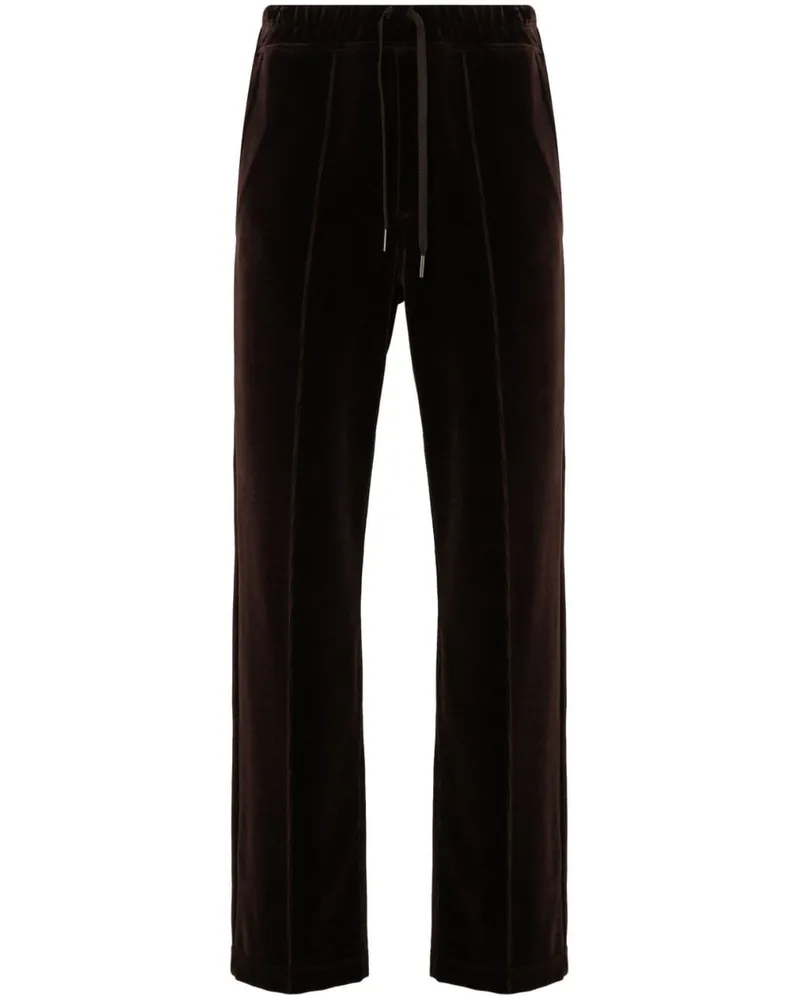 Tom Ford Gerade Jogginghose - Braun Braun