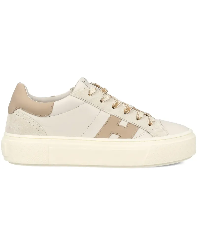 Hogan Crosswind Sneakers aus Wildleder - Nude Nude
