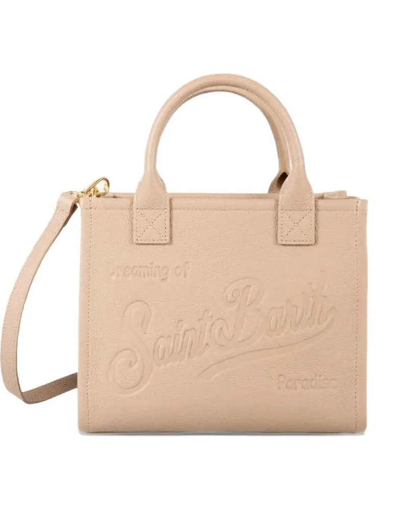 MC2 Saint Barth medium Vanity grained leather bag - Nude Nude