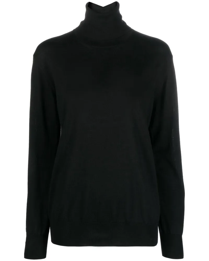 Jil Sander Pullover mit Rollkragen - Schwarz Schwarz