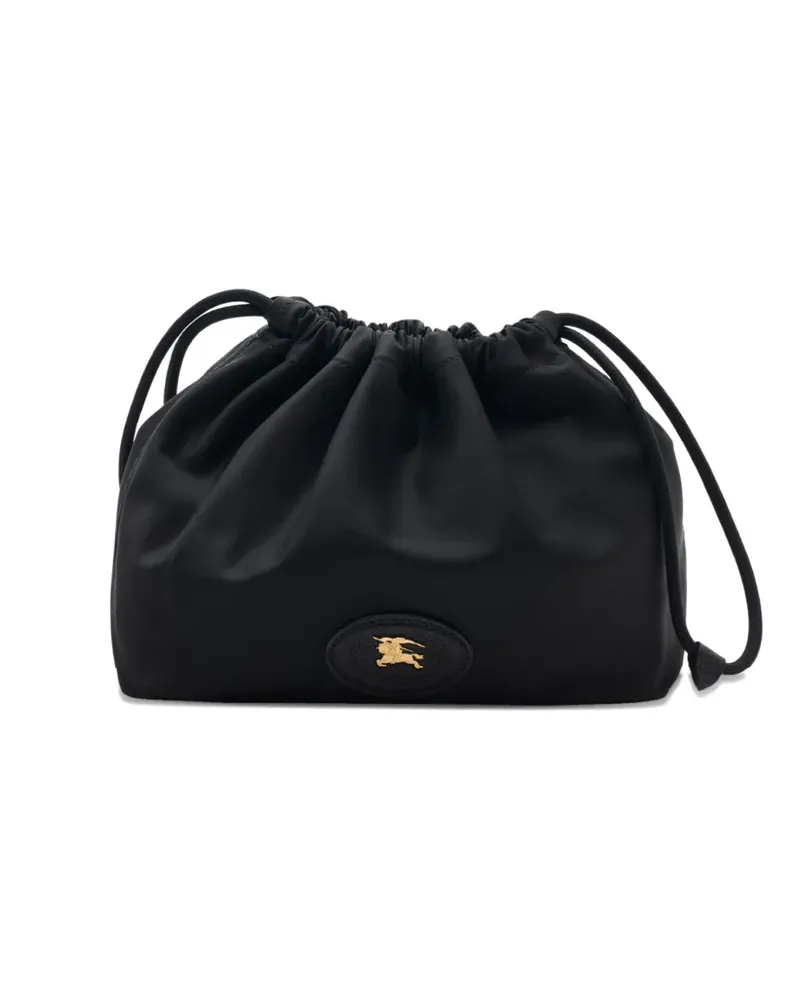 Burberry Equestrian Knight Mini-Tasche - Schwarz Schwarz