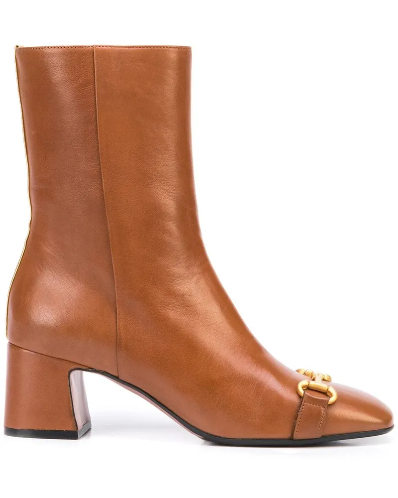 MADISON.MAISON Stiefel mit Schnalle Braun