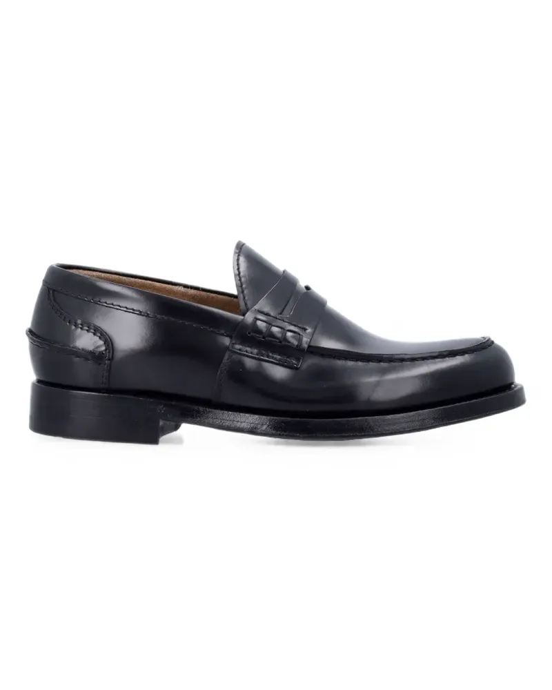 Green George Loafer mit Glanzoptik - Schwarz Schwarz