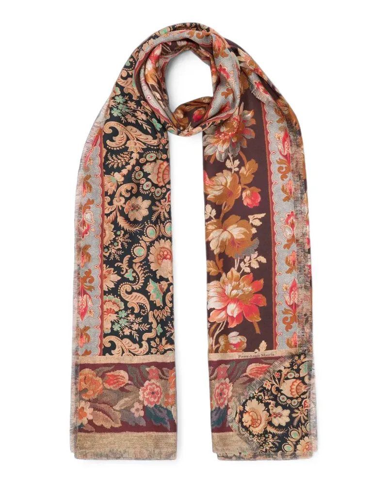 Pierre-Louis Mascia Fancy silk scarf - Schwarz Schwarz