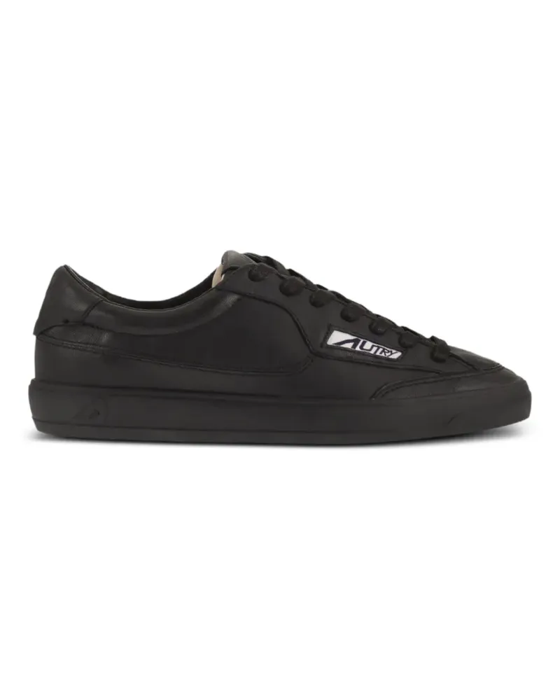 AUTRY Windscape Low Sneakers aus schwarzem Leder Schwarz