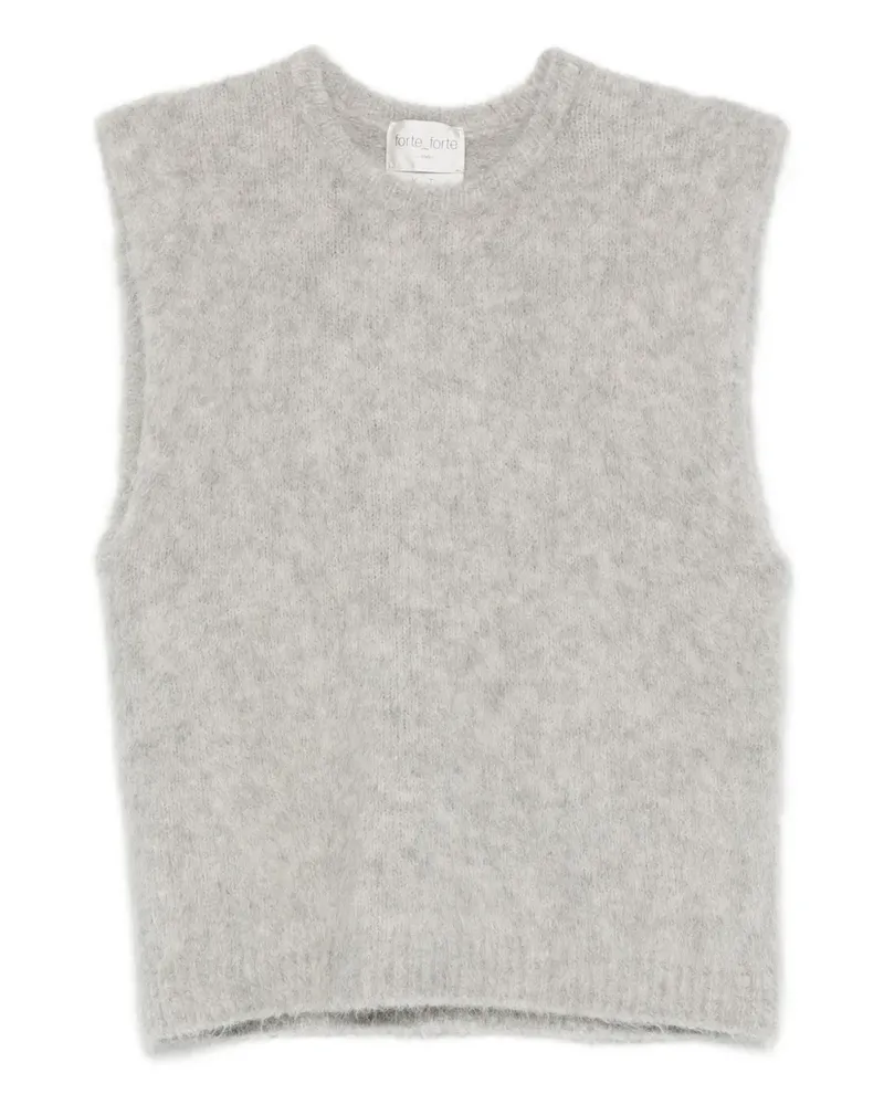 forte_forte Klassisches Tanktop - Grau Grau