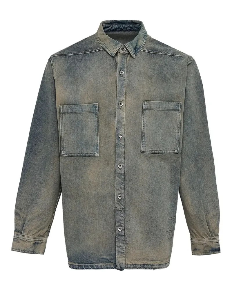DRKSHDW by Rick Owens Jumbo denim shirt jacket - Blau Blau