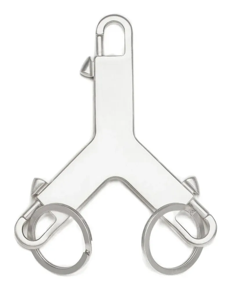 Rick Owens Cerberus keyring - Silber Silber