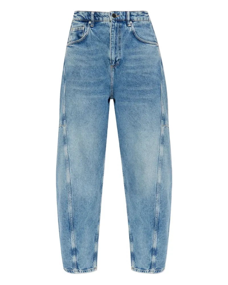 AllSaints Carter Jeans mit Nahtdetail - Blau Blau