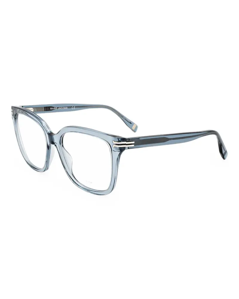 Marc Jacobs Brille mit eckigem Gestell - Blau Blau