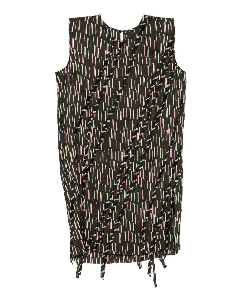 JNBY geometric-print mini dress - Braun Braun