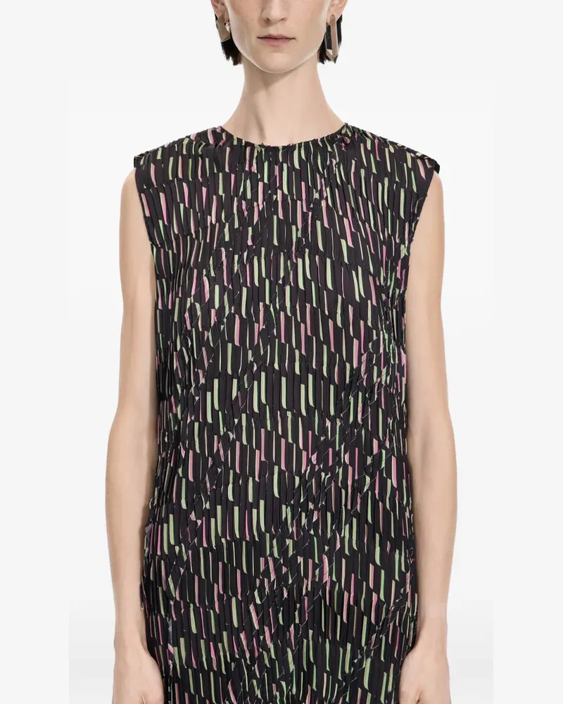 JNBY Minikleid mit geometrischem Print - Schwarz Schwarz