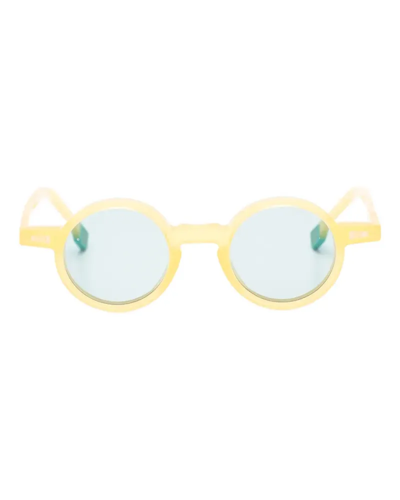 Kyme Lupe round-frame sunglasses - Gelb Gelb