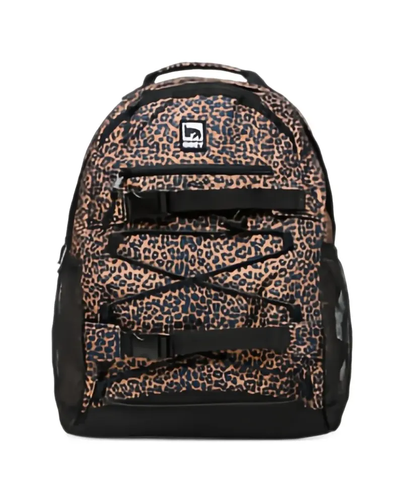 Obey Commuter Rucksack mit Leopardenprint - Nude Nude