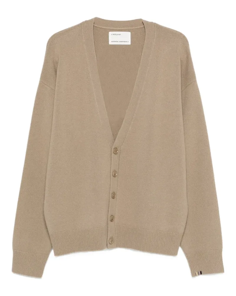extreme cashmere Jonah buttoned cardigan - Nude Nude