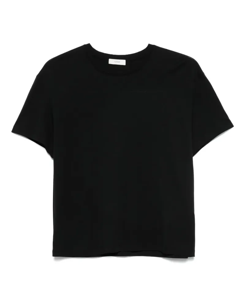 Totême Classic' T-Shirt - Schwarz Schwarz