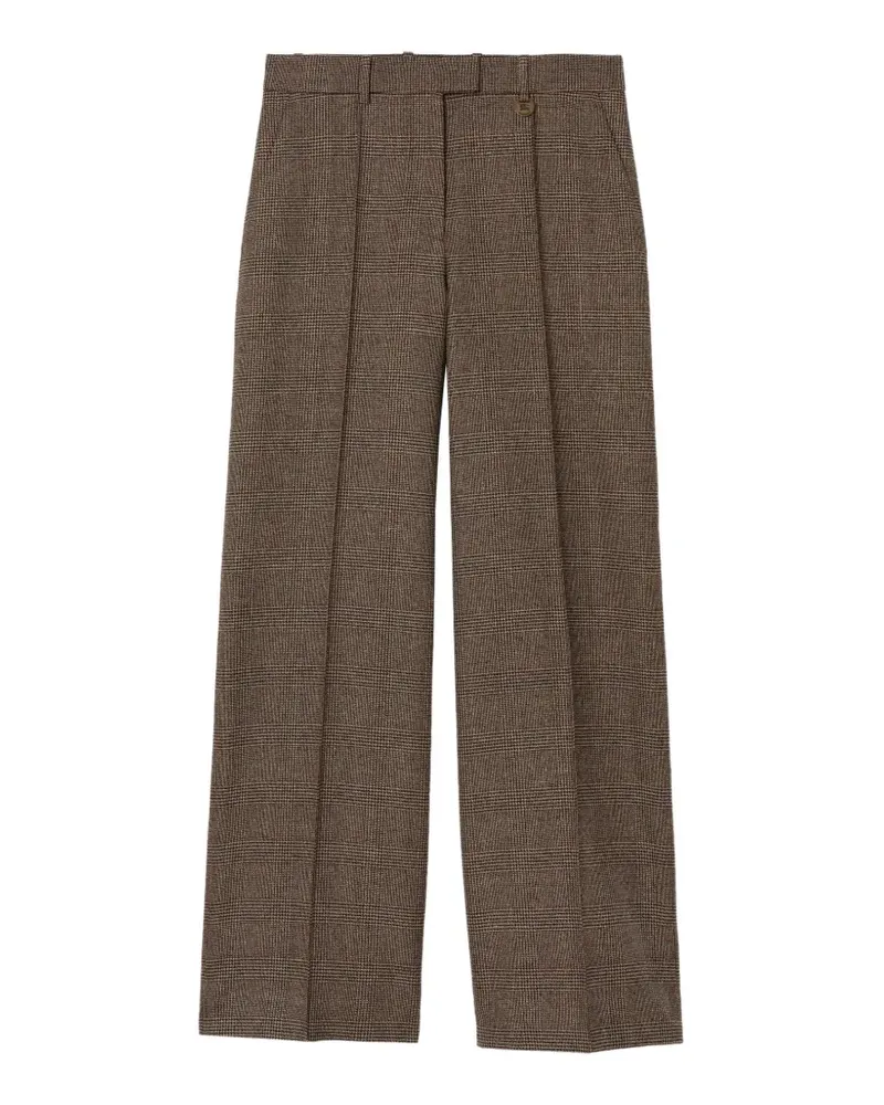 Burberry Maßgeschneiderte Hose aus Wolle-Leinen-Mix - Braun Braun