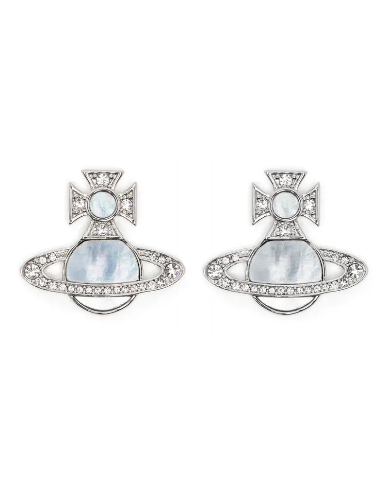 Vivienne Westwood Orb-motif stud earrings - Silber Silber