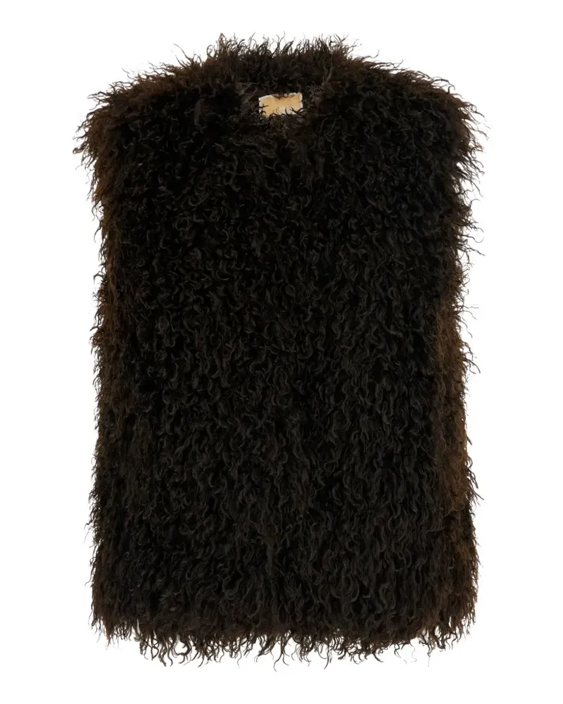 Michael Kors faux-fur gilet - Braun Braun