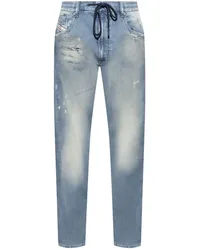 Diesel D-Krooley Jeans mit Tapered-Bein Blau