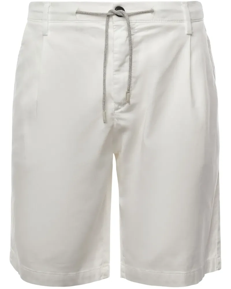Eleventy Shorts mit Kordelzug - Weiß Weiß