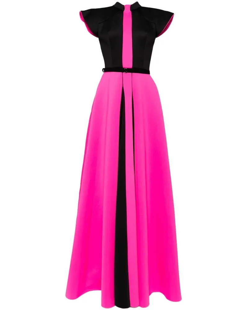 Saiid Kobeisy Abendkleid aus Neopren - Schwarz Schwarz