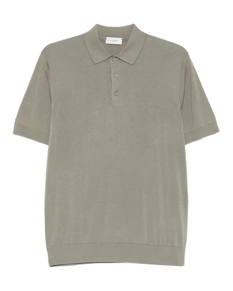 Paolo Pecora Milano Poloshirt mit kurzen Ärmeln - Grün Grün