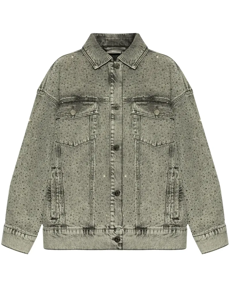 Gestuz Klassische Jeansjacke - Grau Grau
